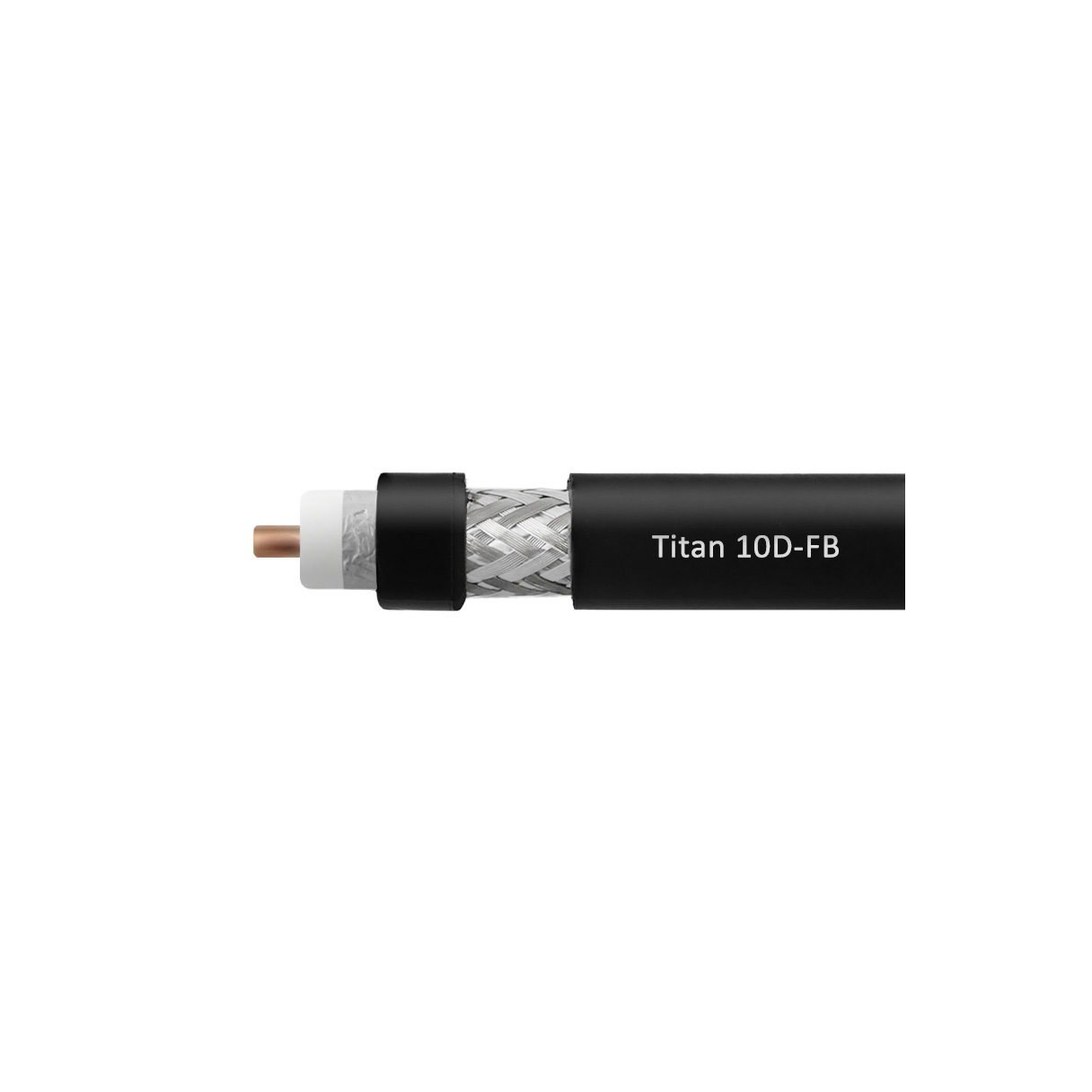 Кабель коаксиальный VEGATEL 10D-FB (Titan, черный)